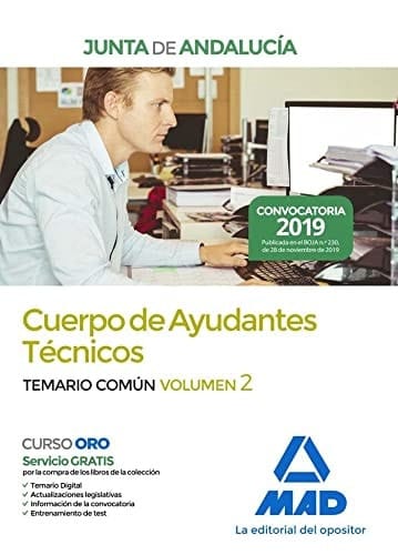 Cuerpo de Ayudantes Técnicos de la Junta de Andalucía. Temario Común Volumen 2 (Spanish Edition)