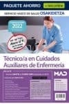 Paquete Ahorro + TEST online Técnico/a Cuidados Auxiliares de Enfermería Osakidetza. Ahorra 52 € (incluye Temario Común; Temario General volúmenes 1, 2 y 3; acceso gratis al Curso Oro)