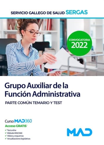 AUXILIAR FUNCION ADTVA TEMARIO COMUN-TEST SERGAS