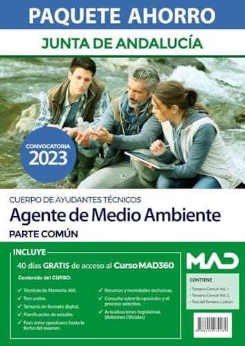 Paquete Ahorro Cuerpo de Ayudantes Técnicos Especialidad Agentes de Medio Ambiente Junta de Andalucía