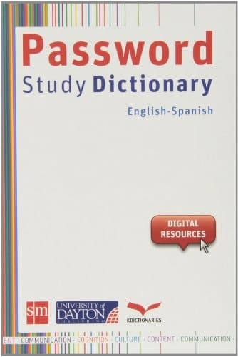 Password study dictionary : English-Spanish
