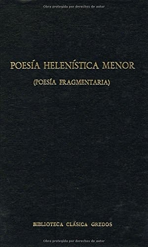 Poesía helenística menor (poesía fragmentaria)
