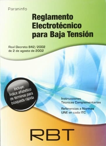 RBT Reglamento electrotécnico para baja tensión