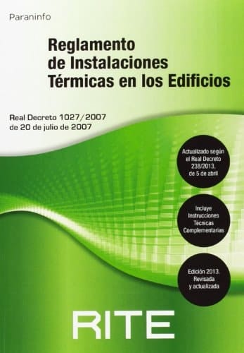 Reglamento de instalaciones térmicas en los edificios ( RITE 2013)