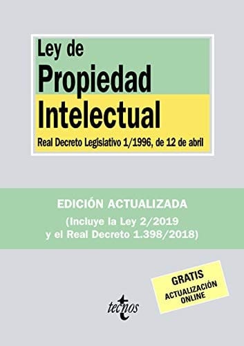 Ley de propiedad intelectual Real decreto legislativo 1/1996, de 12 de abril
