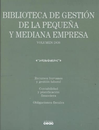 Biblioteca de Gestión de la Pequeña y Mediana Empresa