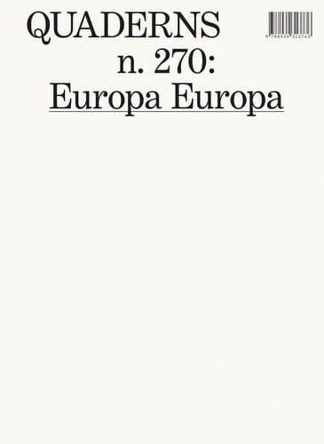 Europa Europa Quaderns #270