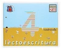 Lectoescritura Cuaderno 4 cuadrícula educación infantil