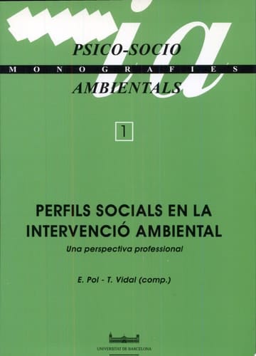Perfils socials en la intervenció ambiental (Una perspectiva professional)