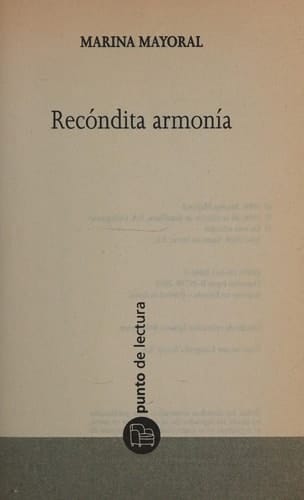 Recóndita armonía