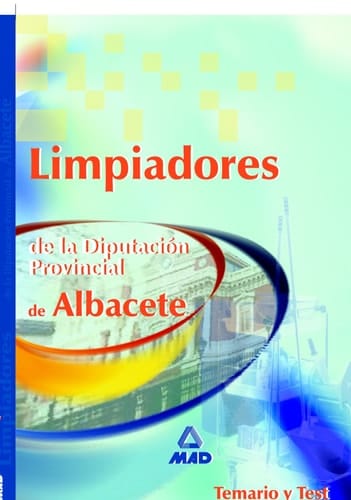Limpiadores de la diputacion provincial de albacete. Temario y test