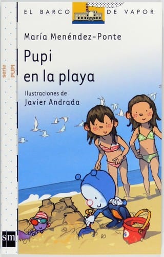 Pupi en la playa