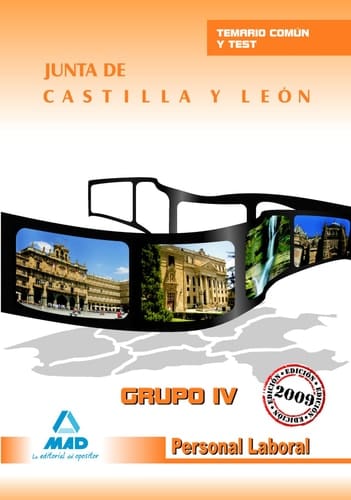 Grupo iv personal laboral de la junta de castilla y león. Temario y test parte general