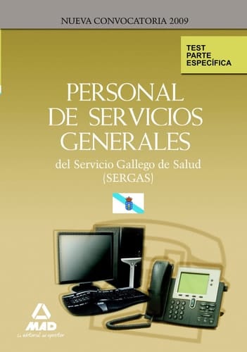 Personal de servicios generales del servicio gallego de salud (sergas). Test parte específica.