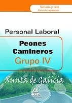 Peones camineros de la xunta de galicia. Temario y test de la parte de legislación