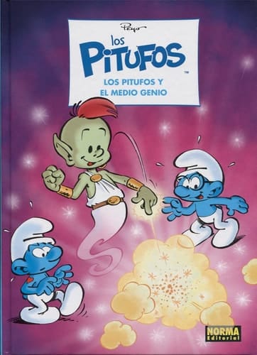 El pitufo y el medio genio