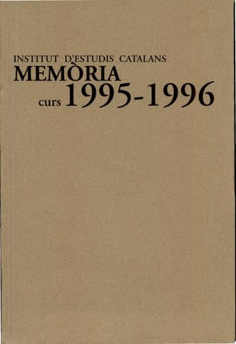 Memòria : curs 1995-1996