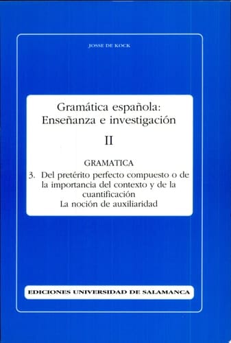 Gramática española : enseñanza e investigación enseñanza e investigación