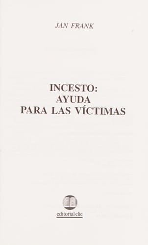 Incesto Ayuda Para Las Victimas