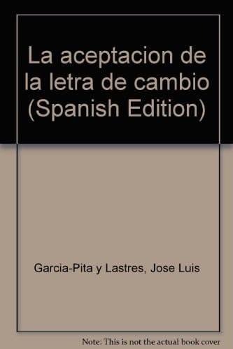 La aceptación de la letra de cambio