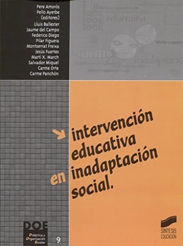 Intervención educativa en inadaptación social
