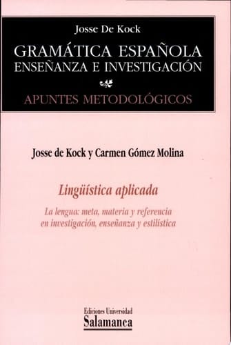 Gramática española enseñanza e investigación