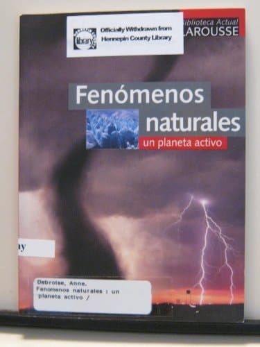 Fenómenos naturales un planeta activo