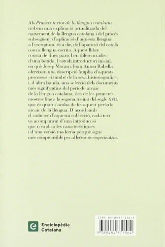 Primers textos de la llengua catalana