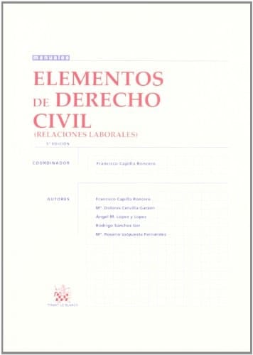 Elementos de Derecho Civil Relaciones Laborales