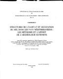 Structures de l'habitat et occupation du sol dans les pays méditerranéens: les méthodes et l'apport de l'archéologie extensive : actes de la rencontre