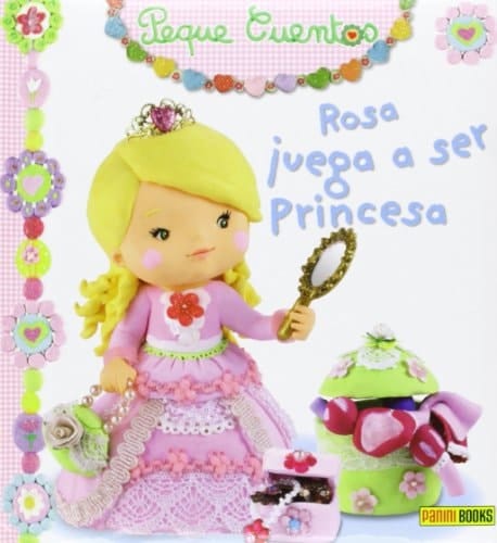 Rosa juega a ser princesa