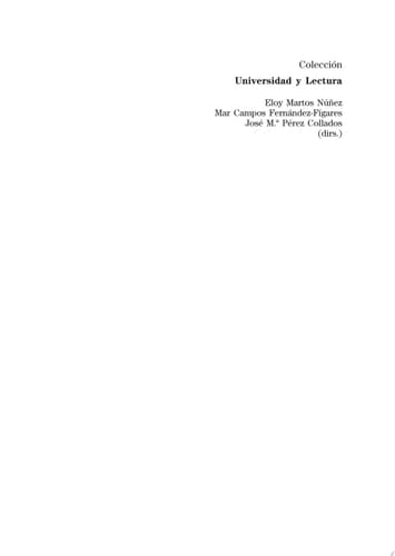 Cartografías lectoras y otros estudios de lectura: Lecturas en las universidades públicas andaluzas