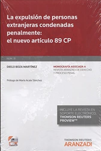 La expulsión de personas extranjeras condenadas penalmente el nuevo artículo 89 CP