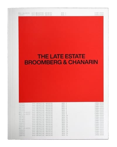 The late estate Broomberg & Chanarin