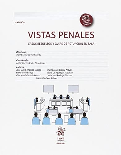 Vistas penales casos resueltos y guías de actuación en sala