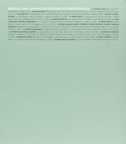 Annuaire de la Fondation Le Corbusier