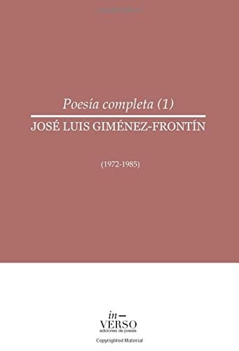 Poesía completa: 1972-1985