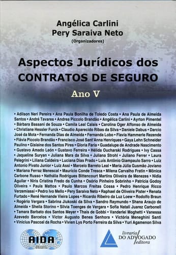 Aspectos jurídicos dos contratos de seguro: ano 5. (2017)