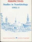 Perspectives Studies in Translatology