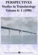 Perspectives - Studies in Translatology Studies in Translatology -- Volume Six, 1998:1