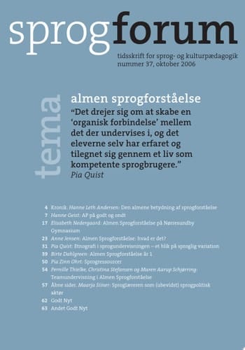 Almen sprogforstaelse
