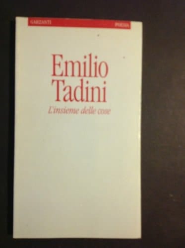 L'insieme delle cose (Poesia / Garzanti) (Italian Edition)