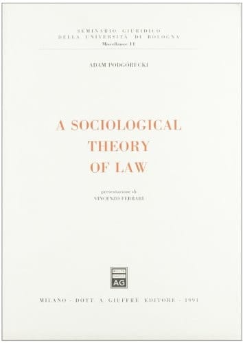 Sociological theory of law (A)