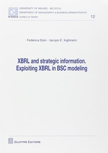 XBRL and strategic information. Exploiting XBRL in BSC modeling