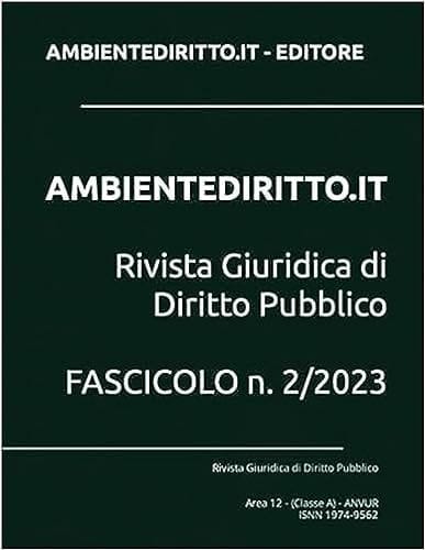Ambientediritto.it. Rivista giuridica di Diritto Pubblico (2023)