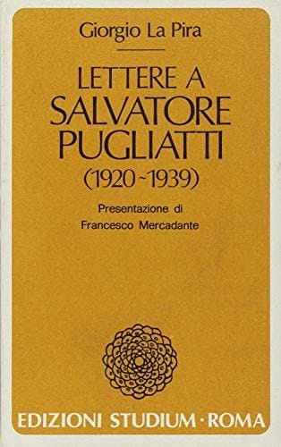 Lettere a Salvatore Pugliatti (1920-1939)
