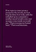 Architecture. Ediz. Illustrata
