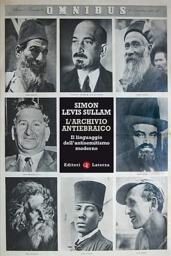L'archivio antiebraico Il linguaggio dell'antisemitismo moderno