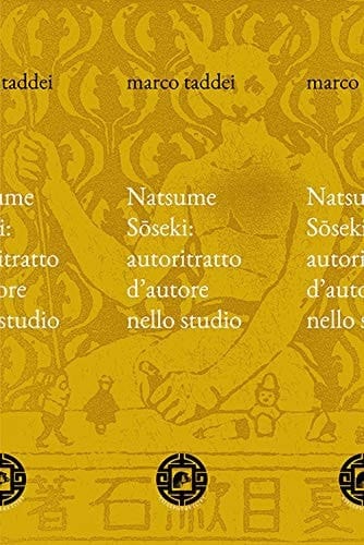 Natsume Sōseki autoritratto d'autore nello studio