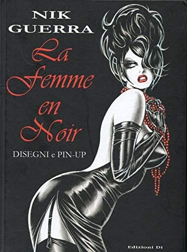 La femme en noir disegni e pin-up